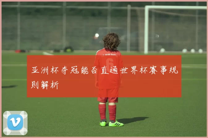亚洲杯夺冠能否直通世界杯赛事规则解析